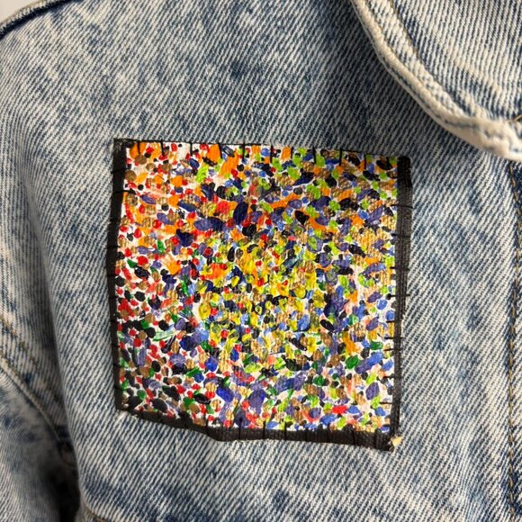 Decorated jean jacket - Picture 7 of 8